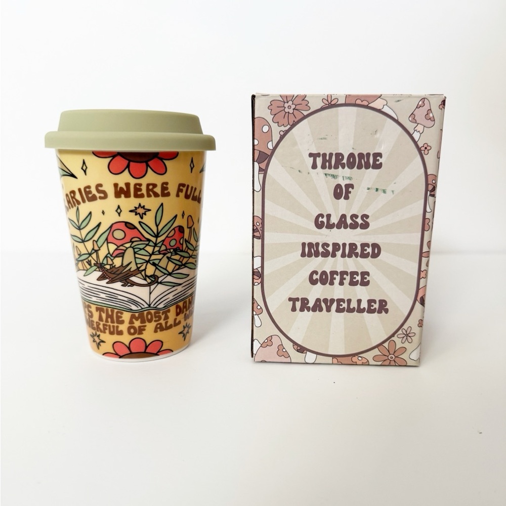 Throne of Glass Inspired Coffee Traveller from the bookish box